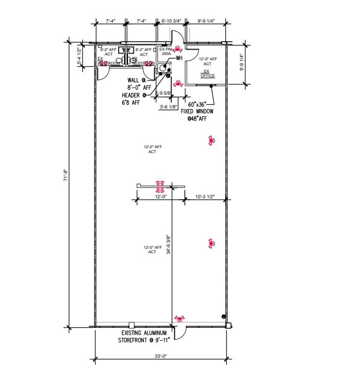 1605-1615 County Road 220, Orange Park, FL à louer Plan d’étage– Image 1 sur 1