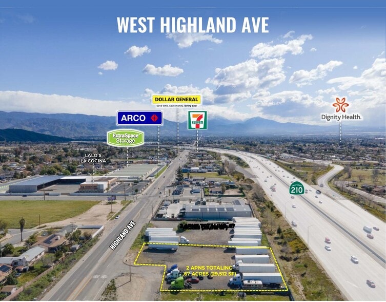 2295 W Highland Ave, San Bernardino, CA à louer - Photo de l’immeuble – Image 3 sur 3