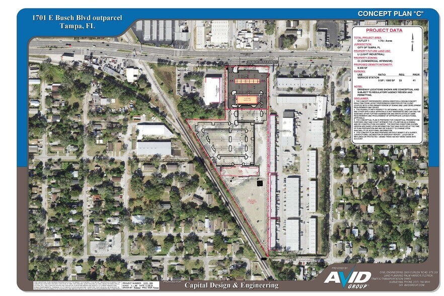 1701 Busch Blvd, Tampa, FL à vendre - Photo de l’immeuble – Image 3 sur 5