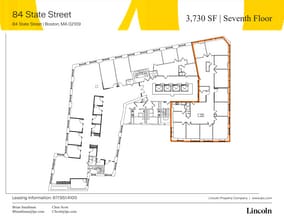 84 State St, Boston, MA à louer Plan d’étage– Image 1 sur 1