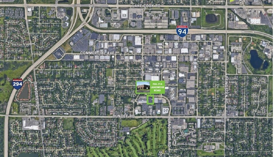 700-714 Landwehr Rd, Northbrook, IL à louer - Aérien – Image 2 sur 3