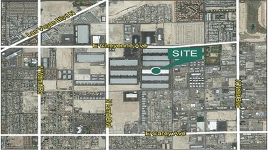 2875 N Lamb Blvd, Las Vegas, NV - VUE AÉRIENNE  vue de carte