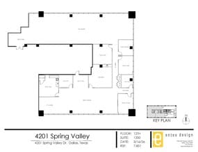 4201 Spring Valley Rd, Dallas, TX à louer Plan d’étage– Image 1 sur 2