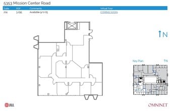 5333 Mission Center Rd, San Diego, CA à louer Plan d’étage– Image 1 sur 1