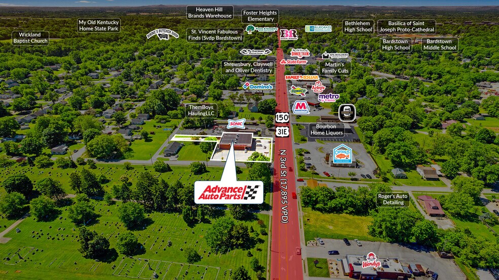 725 N 3rd St, Bardstown, KY à vendre - Photo de l’immeuble – Image 2 sur 5
