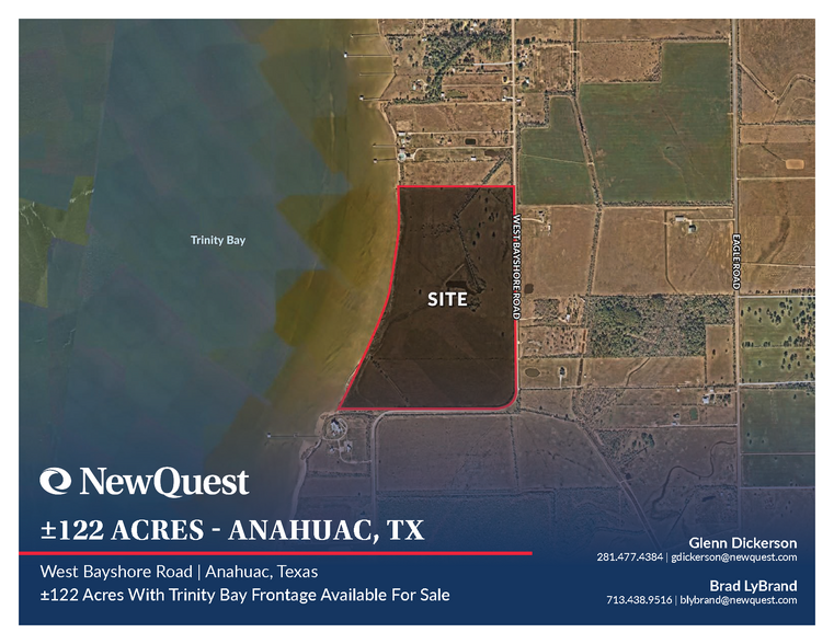 0 W Bayshore Rd., Anahuac, TX à vendre - Aérien – Image 1 sur 7