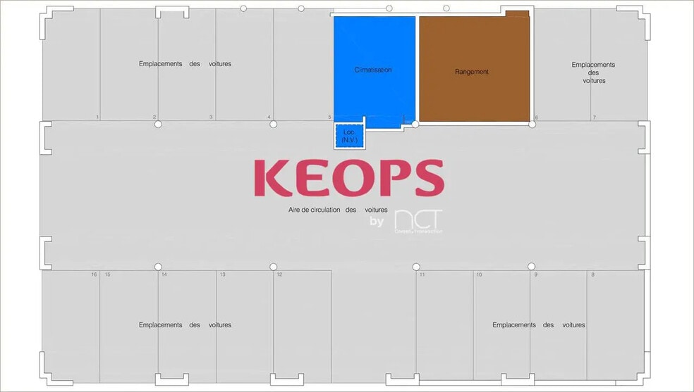Bureau dans Labège à louer - Plan d’étage – Image 2 sur 4
