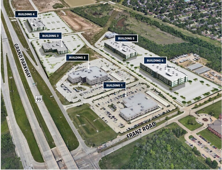 2002 W Grand Pky N, Katy, TX à louer - Aérien – Image 2 sur 2