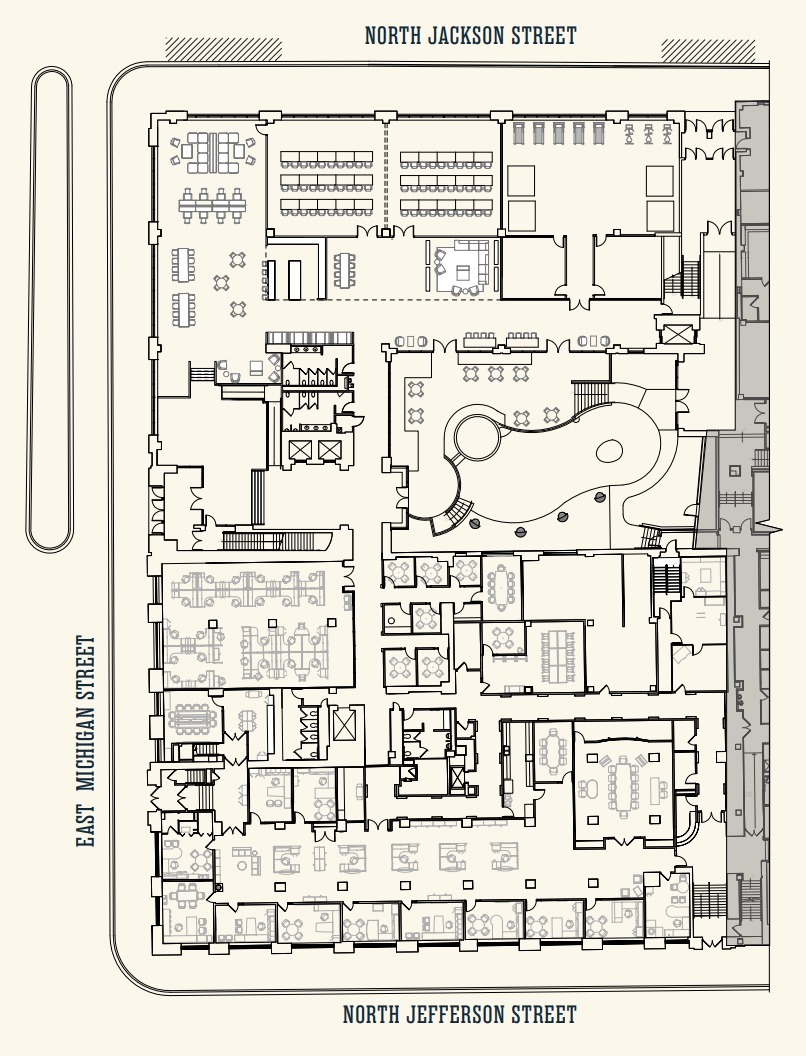 507 E Michigan St, Milwaukee, WI à louer Plan d’étage– Image 1 sur 1