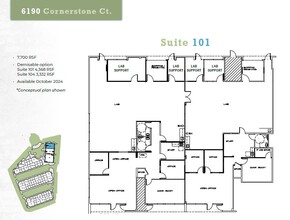 6185 Cornerstone Ct E, San Diego, CA à louer Plan d’étage– Image 1 sur 1