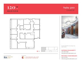 120 W Madison St, Chicago, IL à louer Plan d’étage– Image 1 sur 2