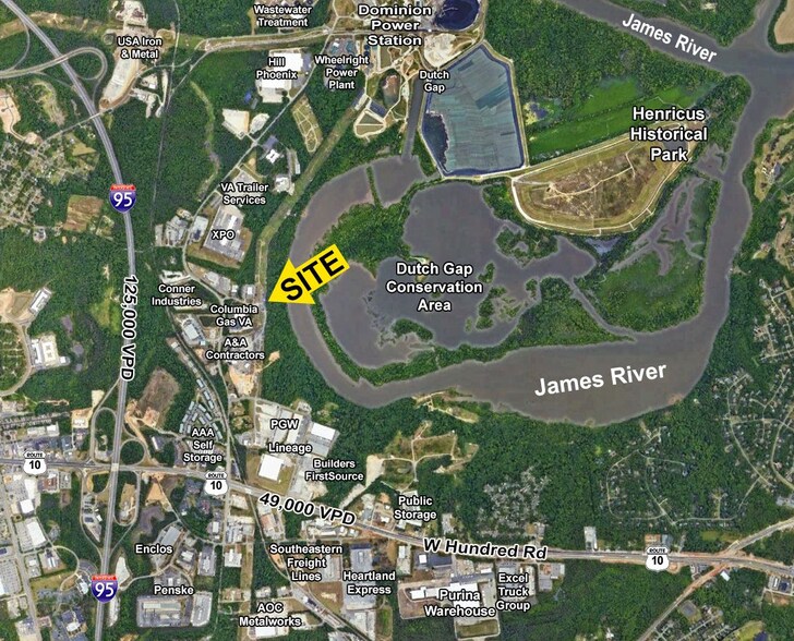 1701 Coyote Dr, Chester, VA à vendre - Aérien – Image 2 sur 6