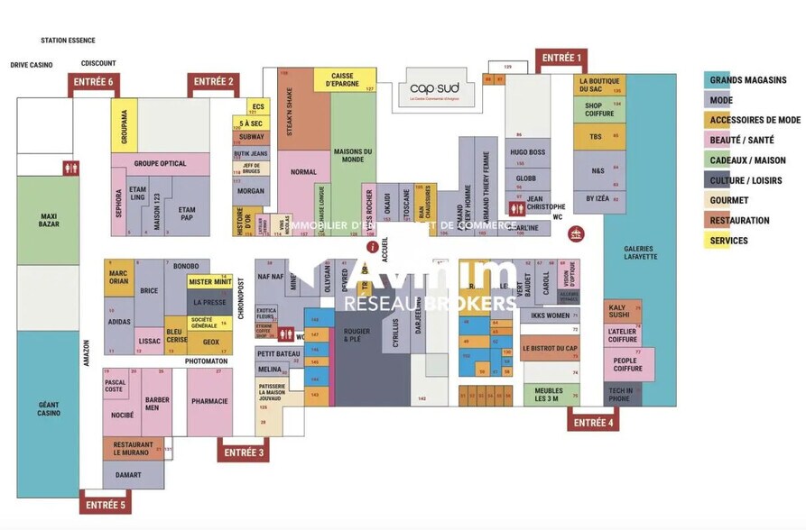 Local commercial dans Avignon à louer - Plan de site – Image 1 sur 2