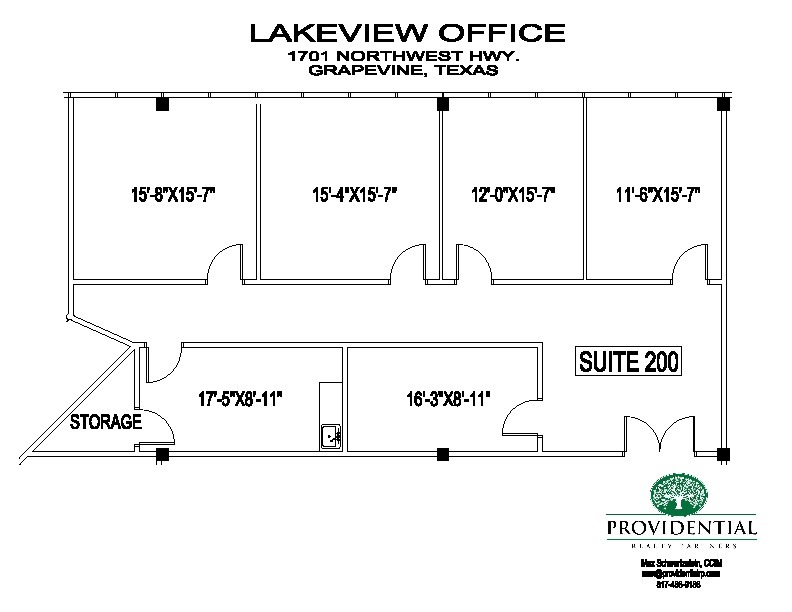 1705 W Northwest Hwy, Grapevine, TX à louer Plan d’étage– Image 1 sur 1