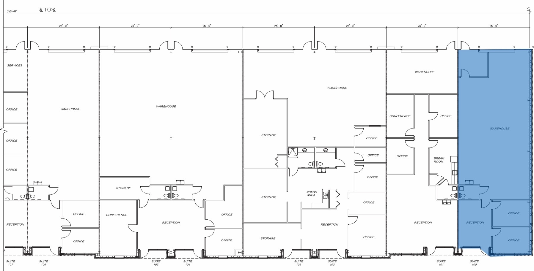 10404 Chapel Hill Rd, Morrisville, NC à louer Plan d’étage– Image 1 sur 1