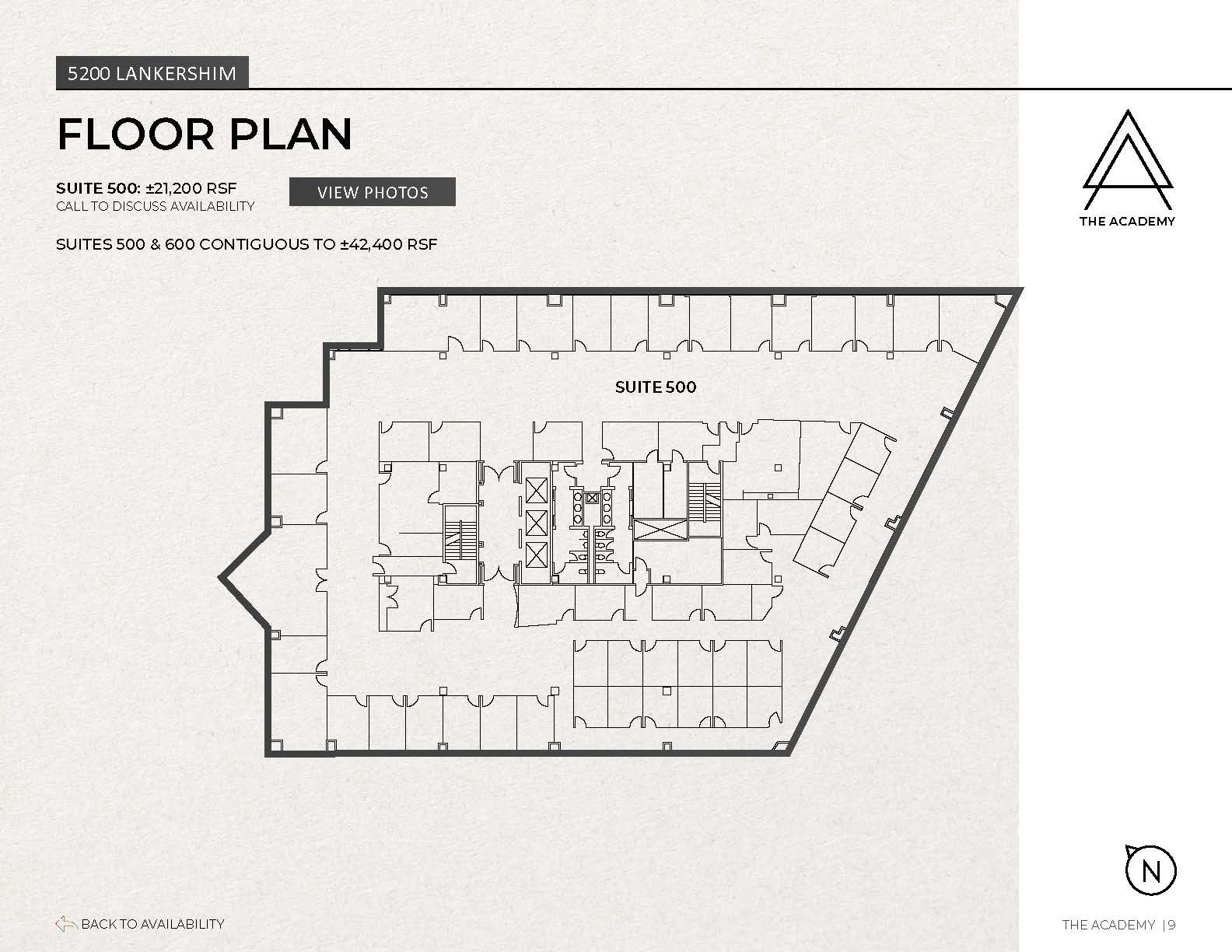 5200 Lankershim Blvd, North Hollywood, CA à louer Plan d’étage– Image 1 sur 1