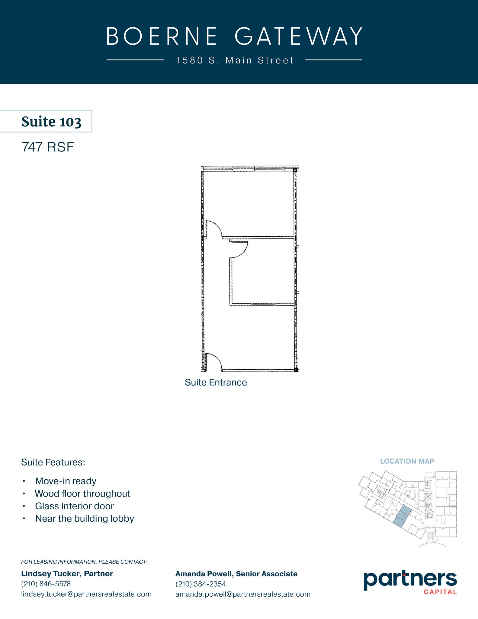 1580 S Main St, Boerne, TX à vendre Plan d’étage– Image 1 sur 1