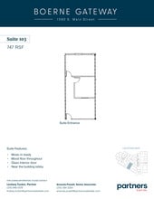 1580 S Main St, Boerne, TX à vendre Plan d’étage– Image 1 sur 1