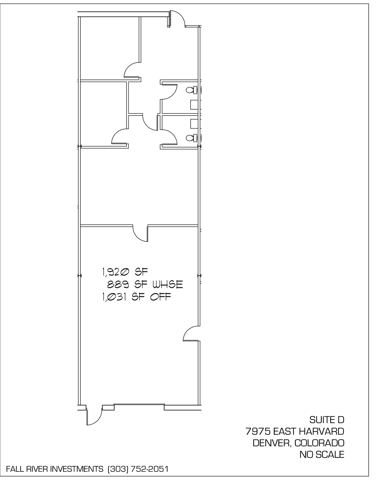 7925 E Harvard Ave, Denver, CO à louer Plan de site– Image 1 sur 1