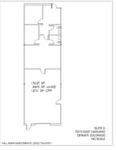 7925 E Harvard Ave, Denver, CO à louer Plan de site– Image 1 sur 1