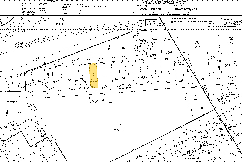 183-185 W Lancaster Ave, Paoli, PA à vendre - Plan cadastral – Image 2 sur 7