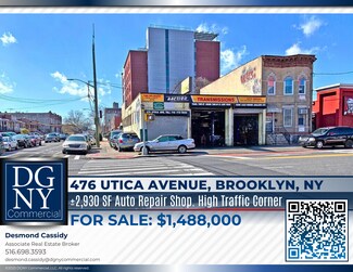 Plus de détails pour 476 Utica Ave, Brooklyn, NY - Local commercial à vendre