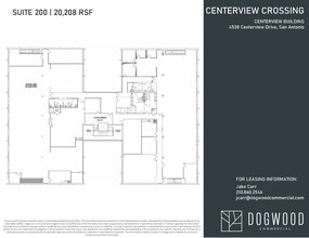 4538 Centerview Dr, San Antonio, TX à louer Plan d’étage– Image 1 sur 1