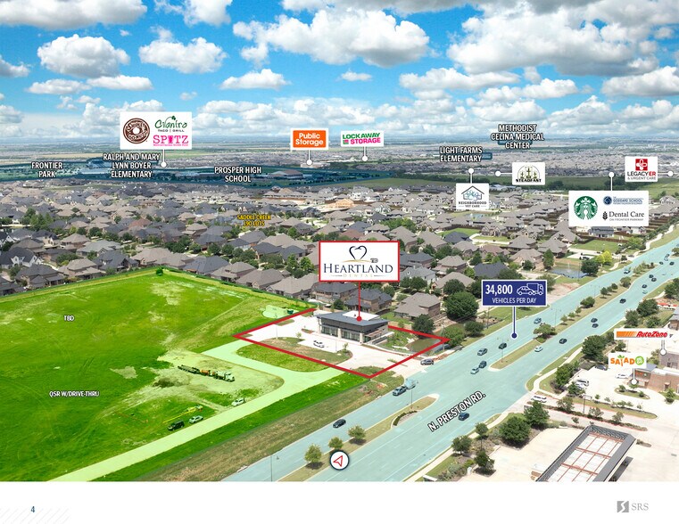 1321 N Preston Rd, Prosper, TX à vendre - Photo de l’immeuble – Image 3 sur 8