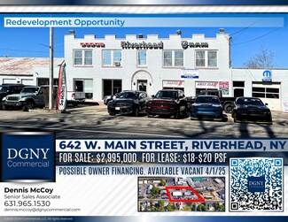 Plus de détails pour 642 W Main St, Riverhead, NY - Local commercial à vendre