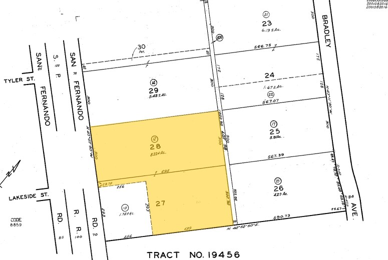 12772 San Fernando Rd, Sylmar, CA à vendre - Plan cadastral – Image 2 sur 28