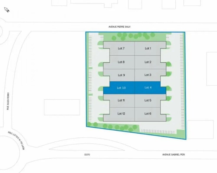 Local d’activités dans Gonesse à louer - Plan d’étage – Image 3 sur 3
