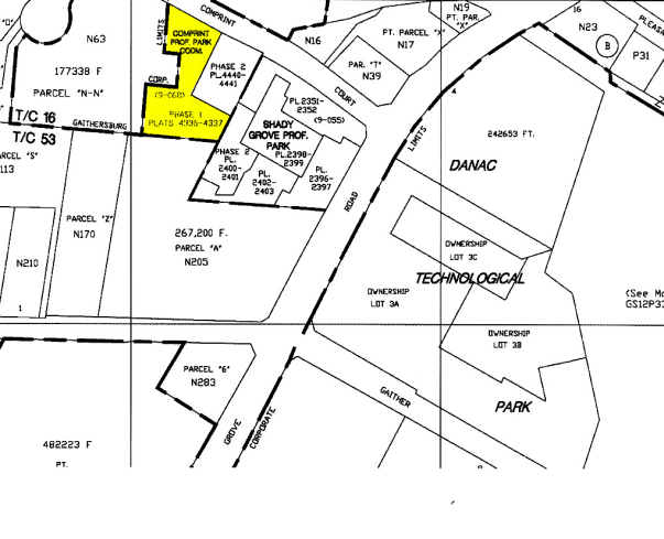 16029-16059 Comprint Cir, Gaithersburg, MD à louer - Plan cadastral – Image 2 sur 24