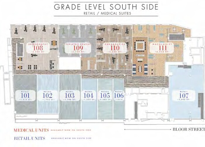 2442-2452 Bloor St W, Toronto, ON M6S 1R1 - Lot 106 - - Plan d’étage - Image 2 of 2