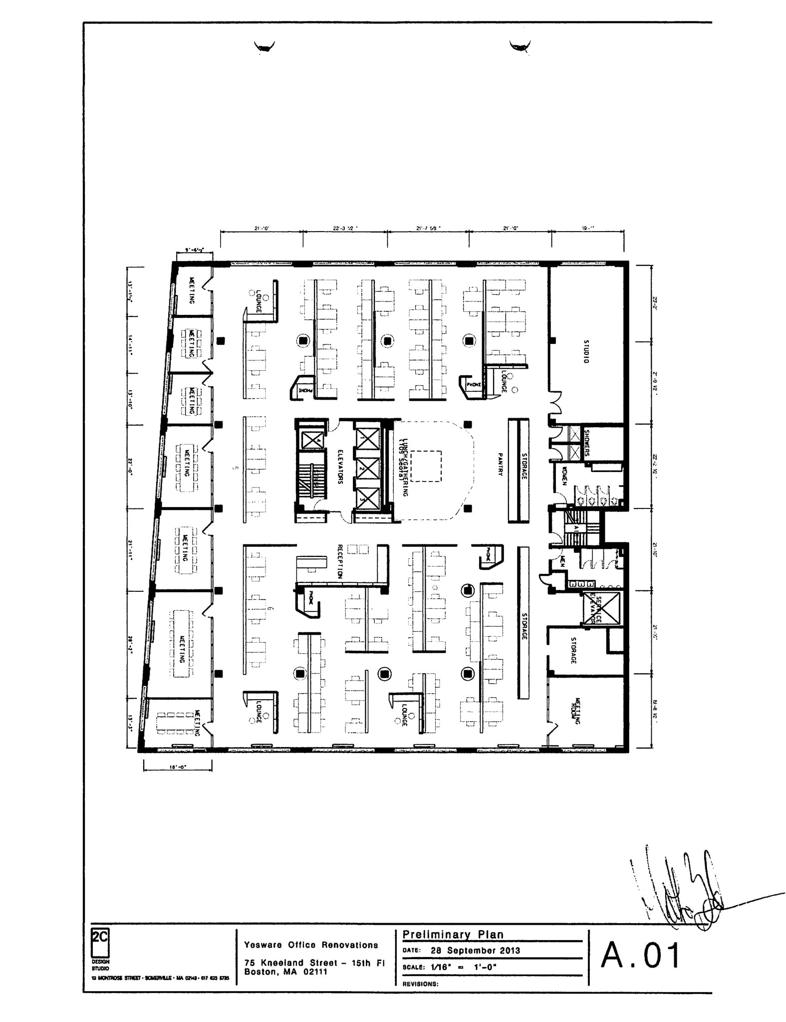 75 Kneeland St, Boston, MA à louer Plan de site– Image 1 sur 1