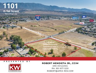 Plus de détails pour 1101 E 1st St, Beaumont, CA - Terrain à vendre