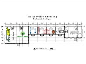 67180-67244 Gratiot Ave, Richmond, MI à louer Plan d’étage– Image 1 sur 1