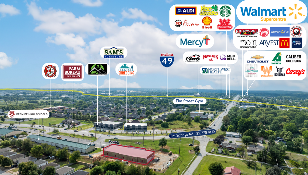 845 White Rd, Springdale, AR à louer - Photo de l’immeuble – Image 3 sur 6