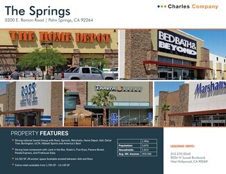 Plus de détails pour 5200 E Ramon Rd, Palm Springs, CA - Bureau/Médical, Local commercial à louer