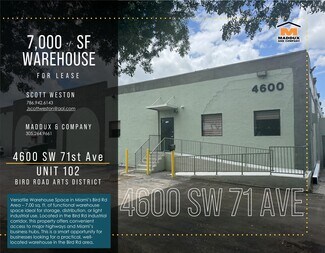 Plus de détails pour 4600-4618 SW 71st Ave, Miami, FL - Industriel/Logistique à louer