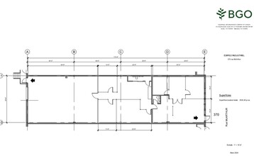 350-390 Rue Mcarthur, Saint-Laurent, QC à louer Plan d’étage– Image 1 sur 1