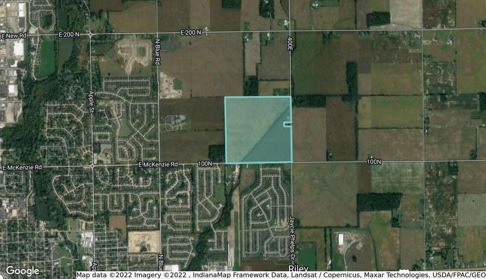 N. 400 E., Greenfield, IN à vendre - Aérien – Image 2 sur 3