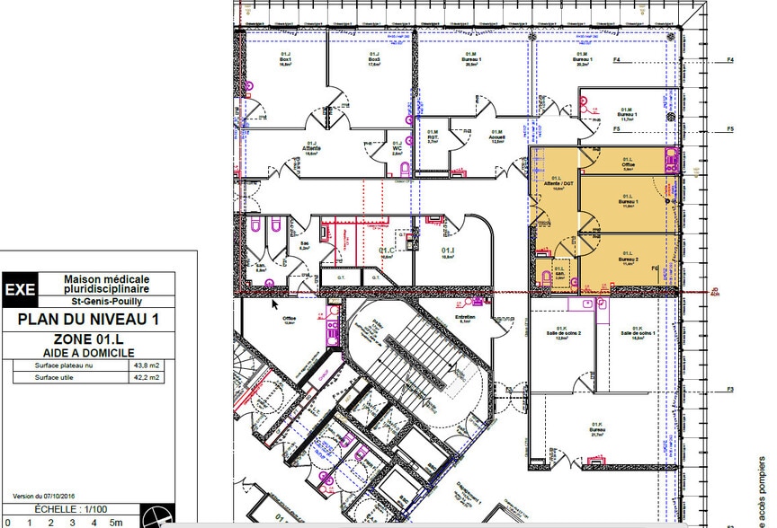 110 4 Rue Germaine Tillion, Saint-Genis-Pouilly à louer - Plan d’étage – Image 3 sur 3