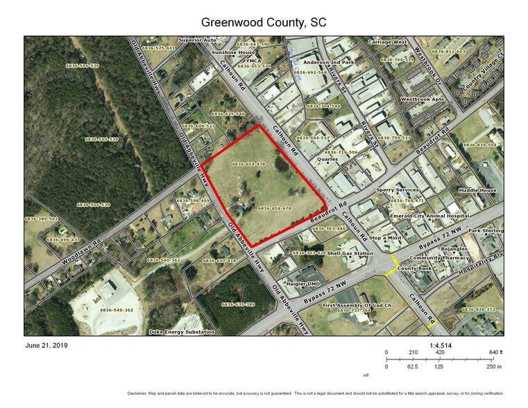 508 Old Abbeville Hwy, Greenwood, SC à vendre - Photo principale – Image 1 sur 19