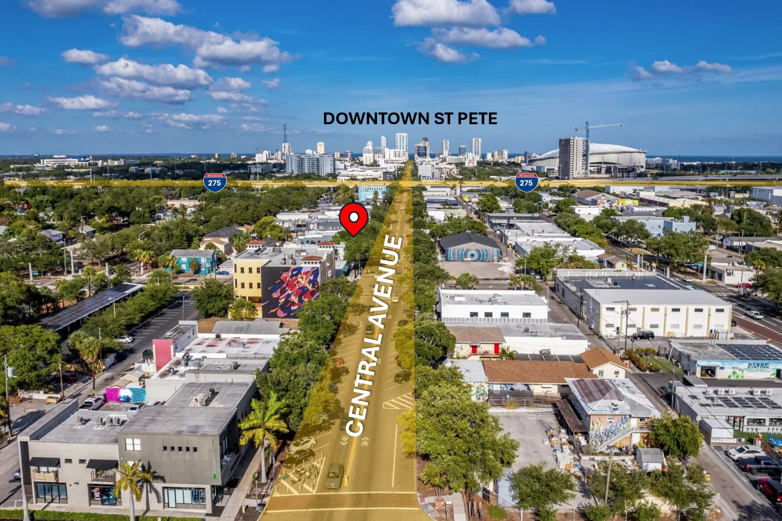 2105-2109 Central Ave, Saint Petersburg, FL à louer Photo de l’immeuble– Image 1 sur 5