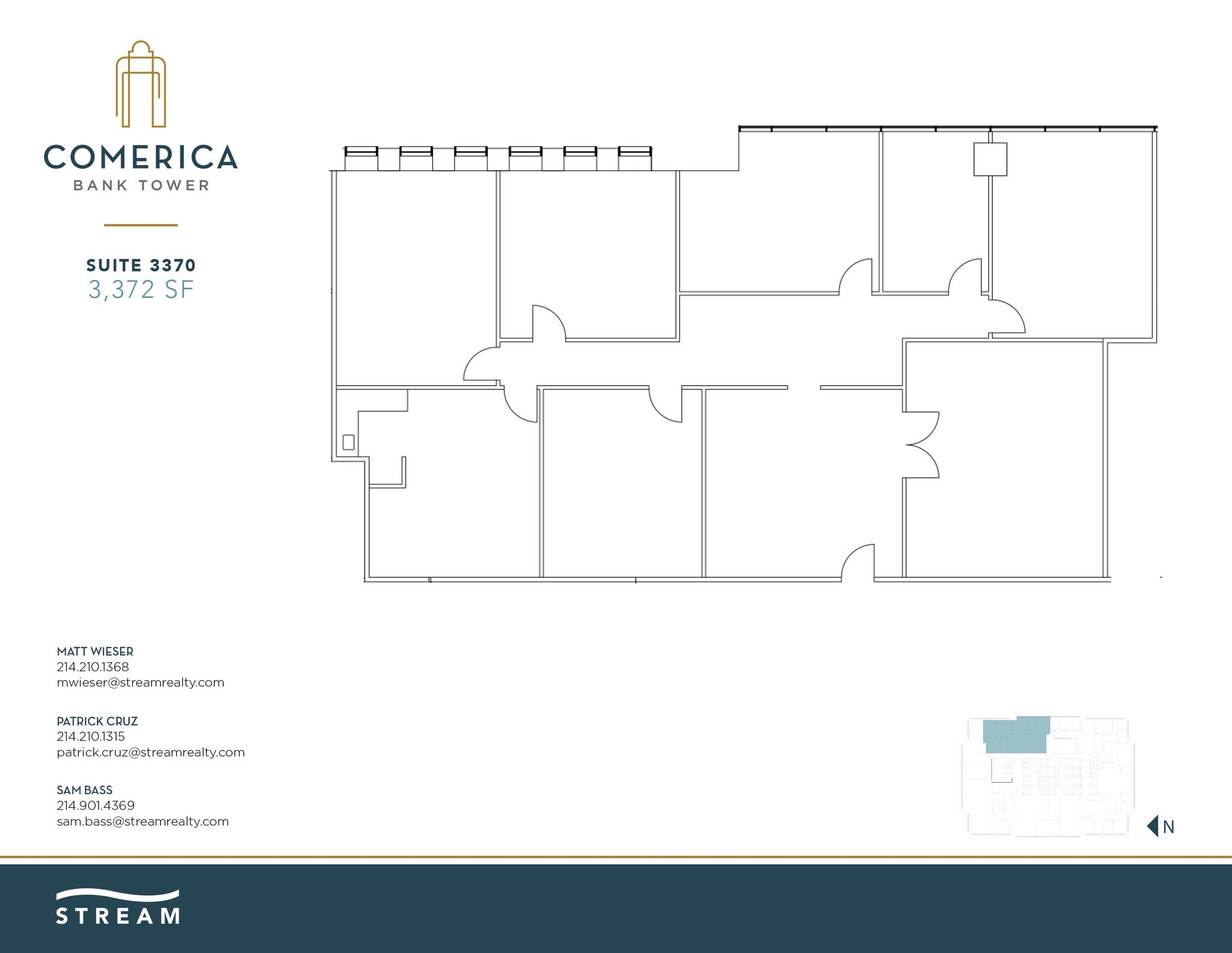1717 Main St, Dallas, TX à louer Plan d’étage– Image 1 sur 2