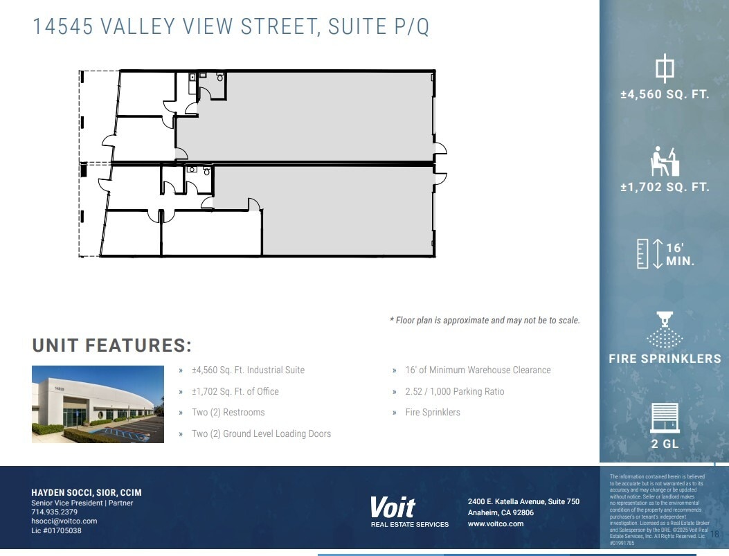 14515-14565 Valley View Ave, Santa Fe Springs, CA à louer Plan d’étage– Image 1 sur 1