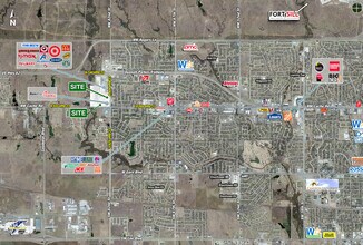 NWQ of NW Cache Rd & NW 82nd St, Lawton, OK - VUE AÉRIENNE  vue de carte
