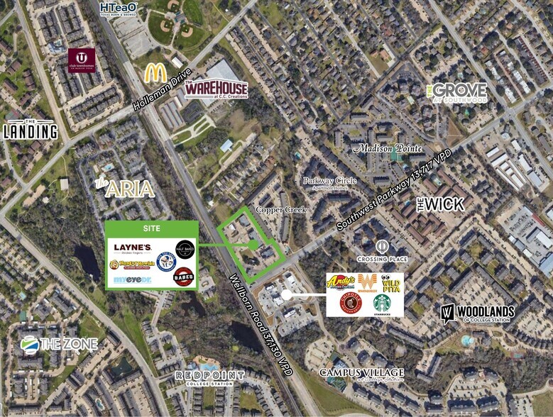 1301 Wellborn Rd, College Station, TX à louer - Photo de l’immeuble – Image 2 sur 6