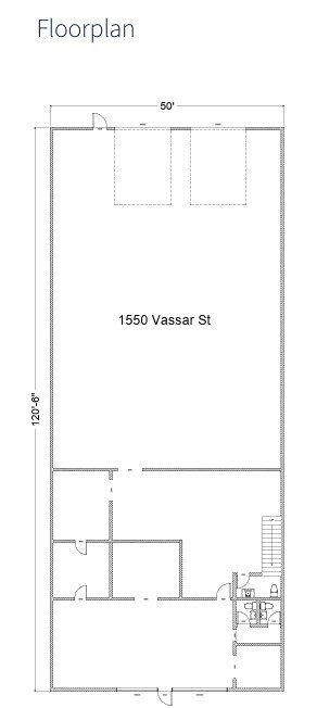 1550 Vassar St, Orlando, FL à louer Plan d’étage– Image 1 sur 1