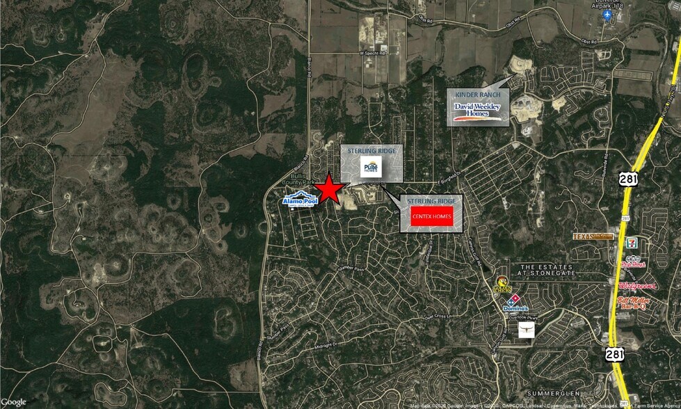 908 W Borgfeld Dr, San Antonio, TX à vendre - Aérien – Image 2 sur 6